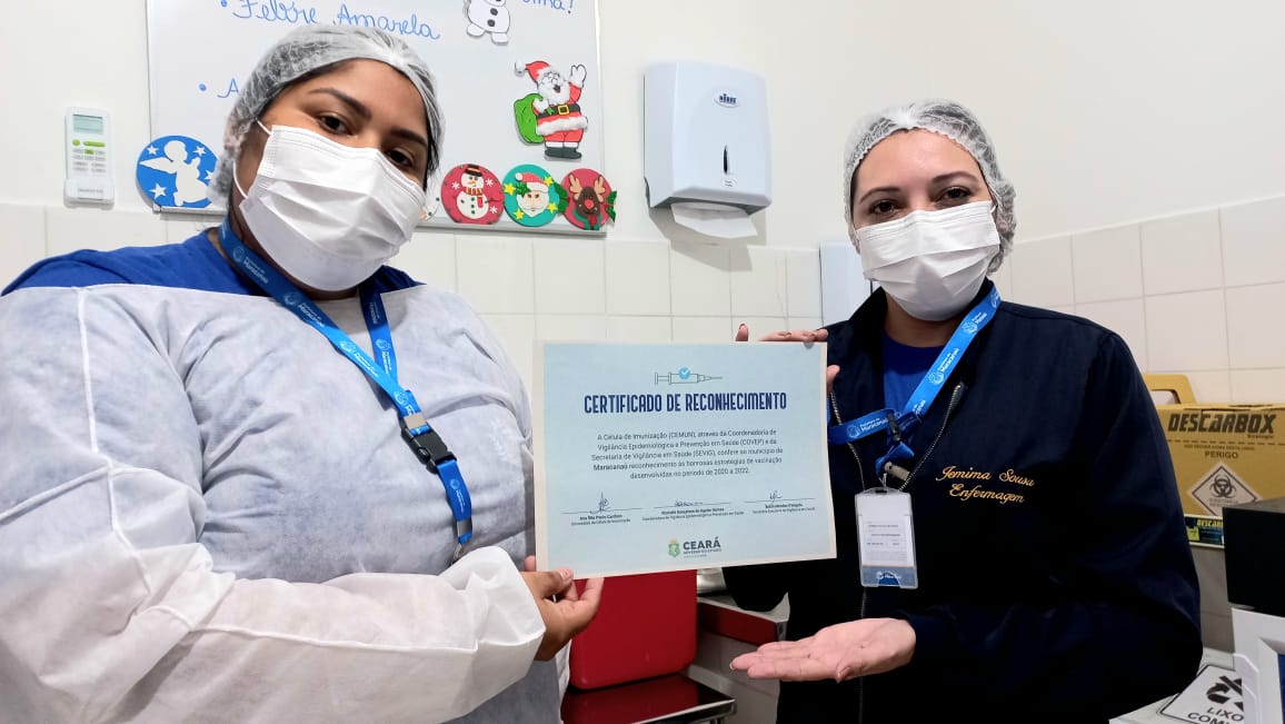 No momento, você está visualizando Maracanaú recebe certificado de reconhecimento pelas honrosas estratégias de vacinação desenvolvidas no período de 2020 a 2022