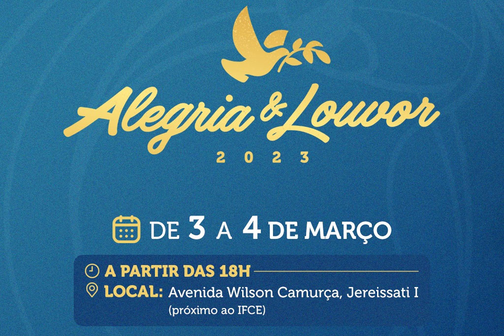 Leia mais sobre o artigo Alegria & Louvor 2023 abre shows do Aniversário de 40 anos de Maracanaú