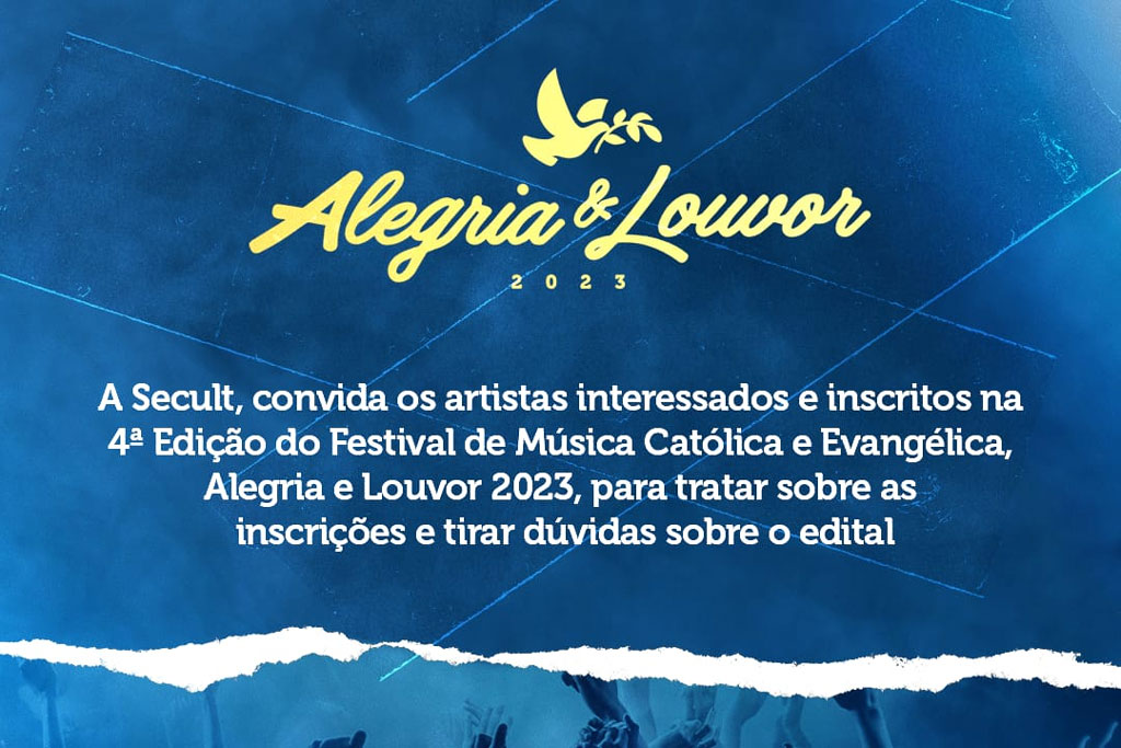 Leia mais sobre o artigo Secult realiza reunião sobre a 4ª Edição do Festival de Música Católica e Evangélica, Alegria e Louvor 2023.