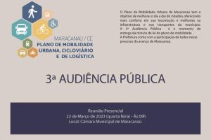 Read more about the article Prefeitura realiza 3ª audiência pública sobre plano de Mobilidade Urbana nesta quarta-feira, 22