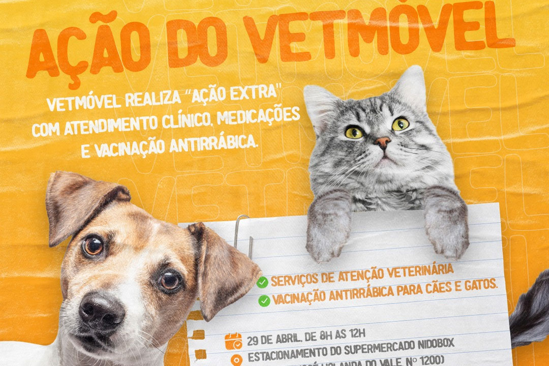 No momento, você está visualizando VetMóvel realiza “Ação Extra” neste sábado, 29/04