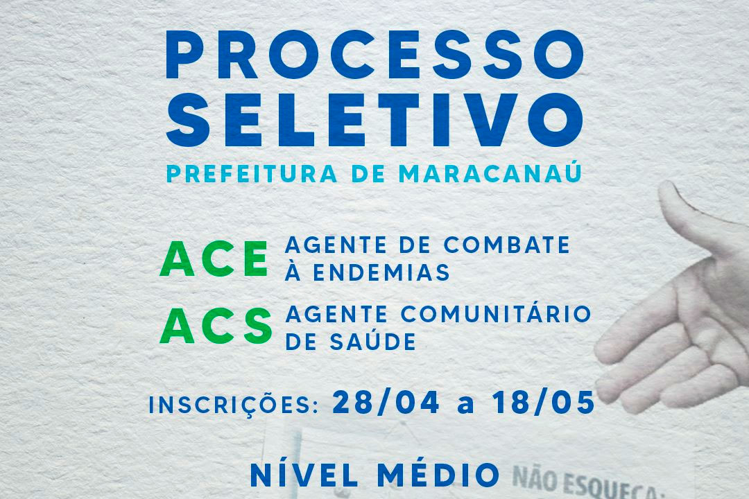 Você está visualizando atualmente Prefeitura divulga processo seletivo para Agentes comunitários de saúde e para Agentes de combates às endemias