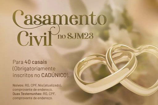 Você está visualizando atualmente Prefeitura abre inscrições para Casamento Coletivo do São João de Maracanaú 2023