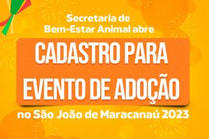 Leia mais sobre o artigo Secretaria de Bem-Estar Animal abre cadastro para evento de adoção no São João de Maracanaú 2023