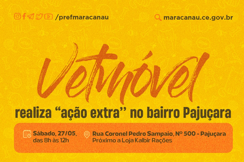 No momento você está vendo VetMóvel realiza “Ação Extra” no bairro Pajuçara
