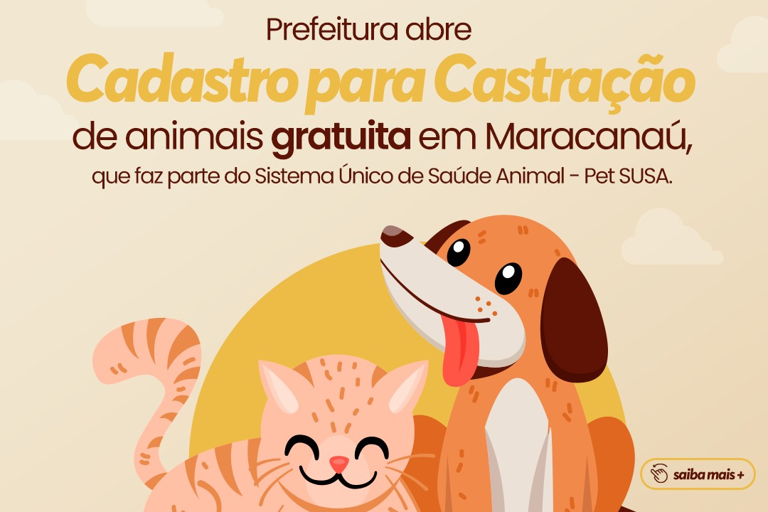 Você está visualizando atualmente Prefeitura abre cadastro para castração de animais gratuita em Maracanaú
