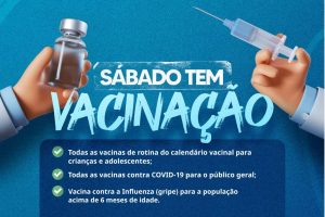 Leia mais sobre o artigo Campanha de Vacinação será realizada no próximo sábado, 20/05