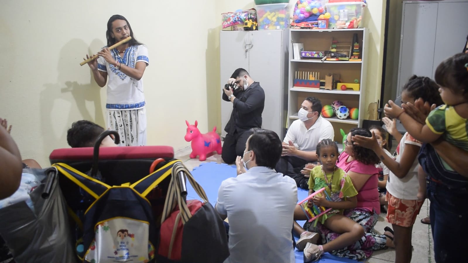 No momento, você está visualizando Prefeitura oferta musicoterapia para crianças atendidas pelo Cirm
