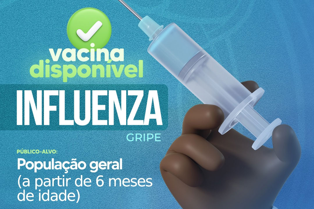 No momento você está vendo Vacina contra a Influenza está disponível em todos os Postos de Saúde