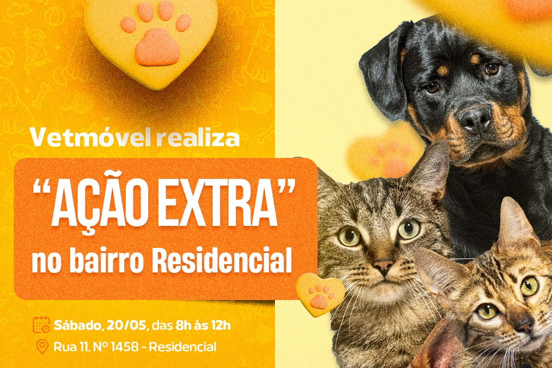 Você está visualizando atualmente VetMóvel realiza “Ação Extra” no Bairro Residencial