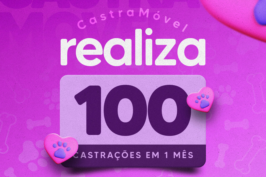 Você está visualizando atualmente “CastraMóvel” completa 1 mês de atendimento com 100 procedimentos realizados