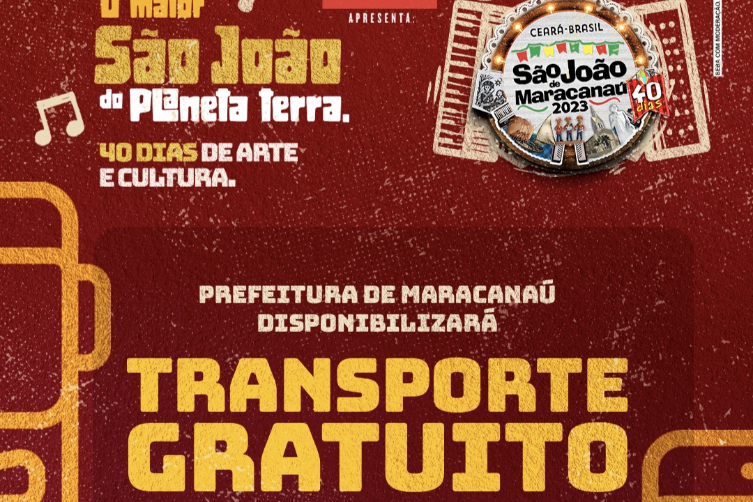 Você está visualizando atualmente Prefeitura de Maracanaú disponibilizará transporte público gratuito para o São João de Maracanaú 2023