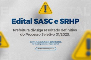 Leia mais sobre o artigo Prefeitura divulga resultado definitivo do Processo Seletivo 01/2023