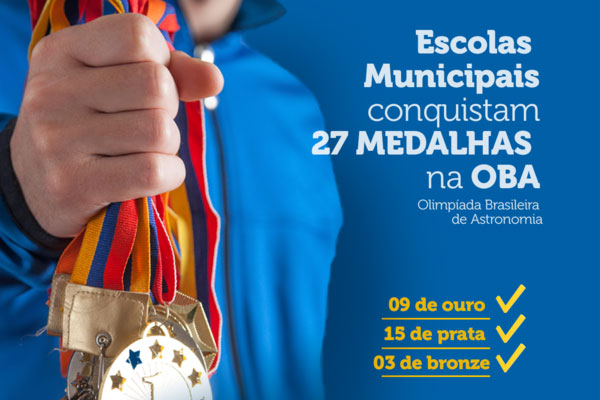 No momento, você está visualizando Estudantes das Escolas Municipais conquistam 27 medalhas da Olimpíada Brasileira de Astronomia