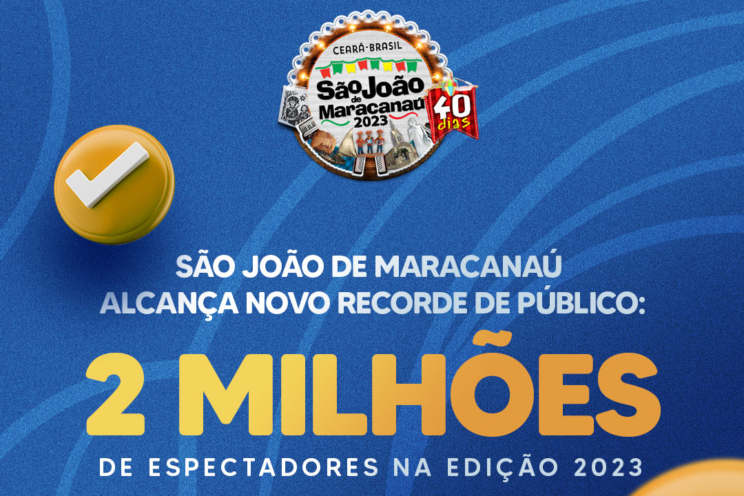 Você está visualizando atualmente São João de Maracanaú alcança novo recorde de público: 2 milhões de espectadores na edição 2023