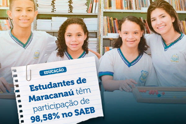 Você está visualizando atualmente Estudantes de Maracanaú têm participação de 98,58% no SAEB 2023