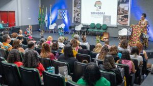 Leia mais sobre o artigo Secretaria de Educação participa do XII SERNEGRA no IFCE — Campus Maracanaú