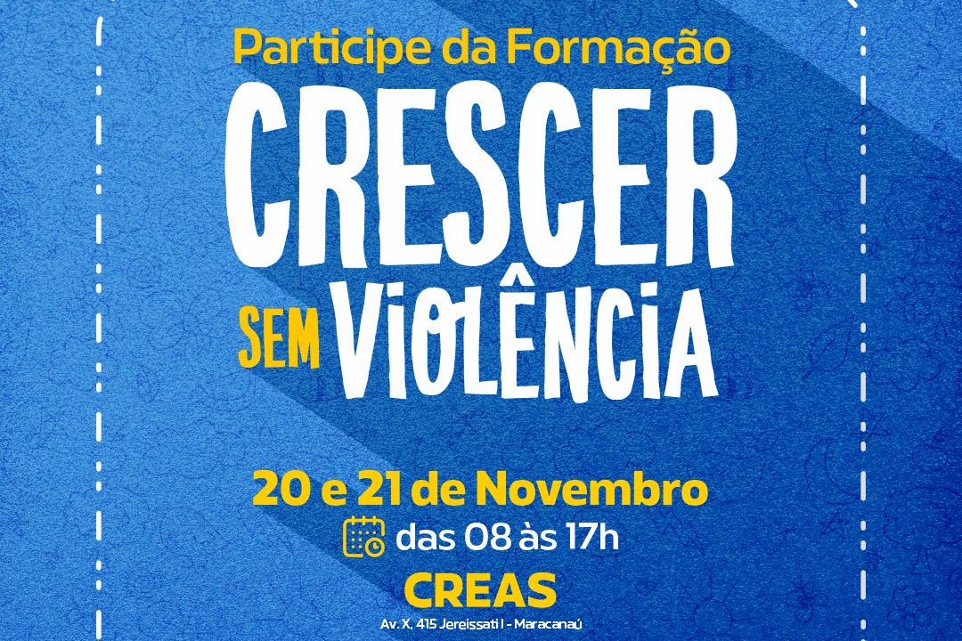 Você está visualizando atualmente Atenção! Inscrições abertas para a formação “Crescer sem violência”