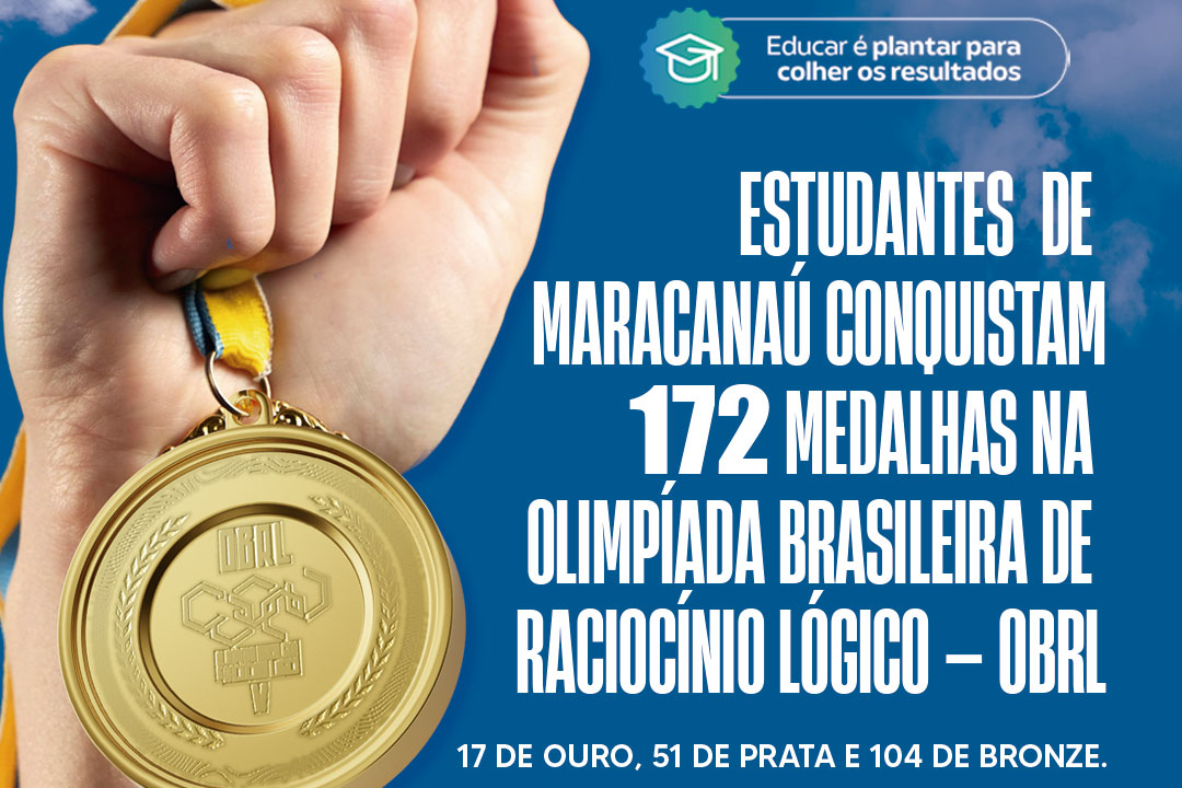Você está visualizando atualmente Estudantes conquistam 172 medalhas na Olimpíada Brasileira de Raciocínio Lógico — OBRL