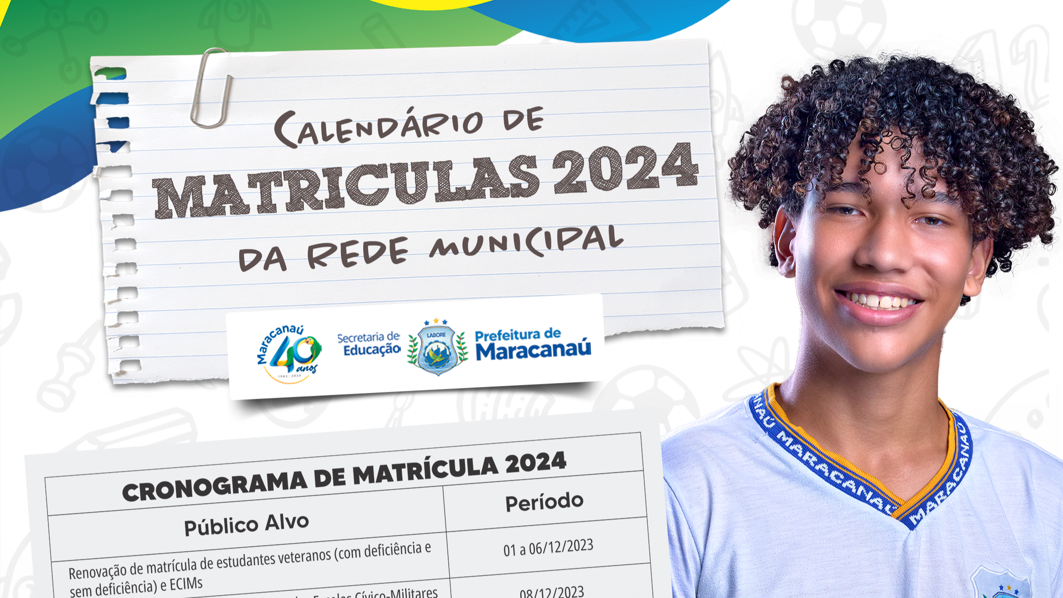 No momento, você está visualizando Prefeitura divulga calendário de matrículas para o ano letivo de 2024
