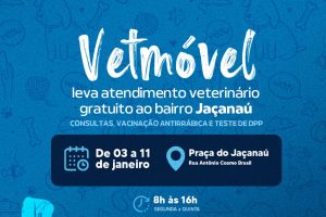 Leia mais sobre o artigo VetMóvel leva atendimento gratuito ao bairro Jaçanaú
