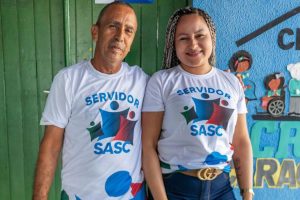 Leia mais sobre o artigo Servidores da SASC recebem camisas institucionais