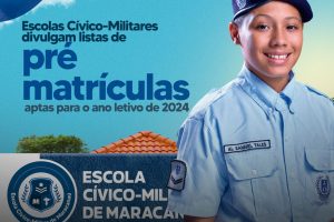 Leia mais sobre o artigo Listas de pré-matrículas aptas são divulgadas pelas Escolas Cívico-Militares