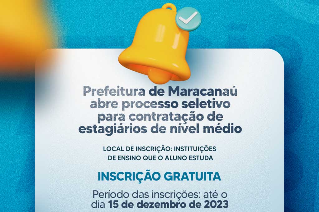No momento, você está visualizando Prefeitura divulga edital para contratação de estagiários de nível médio