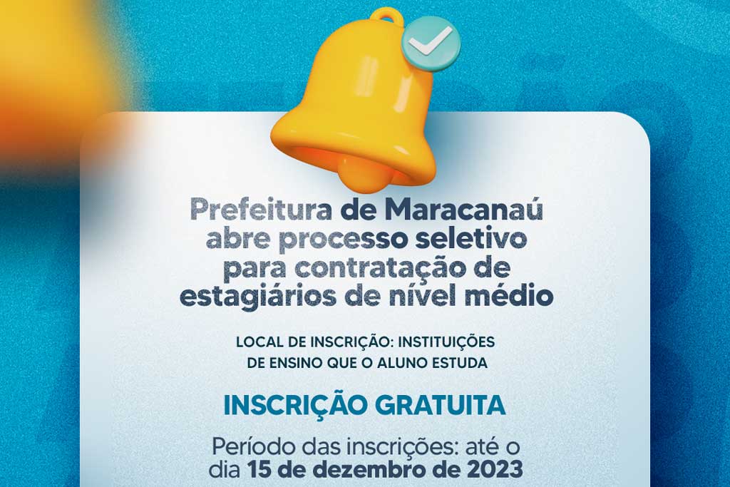 Você está visualizando atualmente Prefeitura divulga edital para contratação de estagiários de nível médio