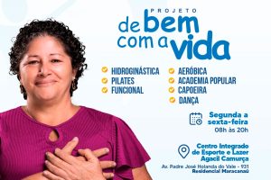 Leia mais sobre o artigo Janeiro: Projeto “De Bem Com a Vida” abre inscrições para participação em atividades