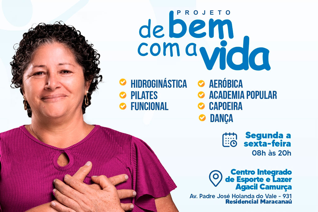 Você está visualizando atualmente Janeiro: Projeto “De Bem Com a Vida” abre inscrições para participação em atividades