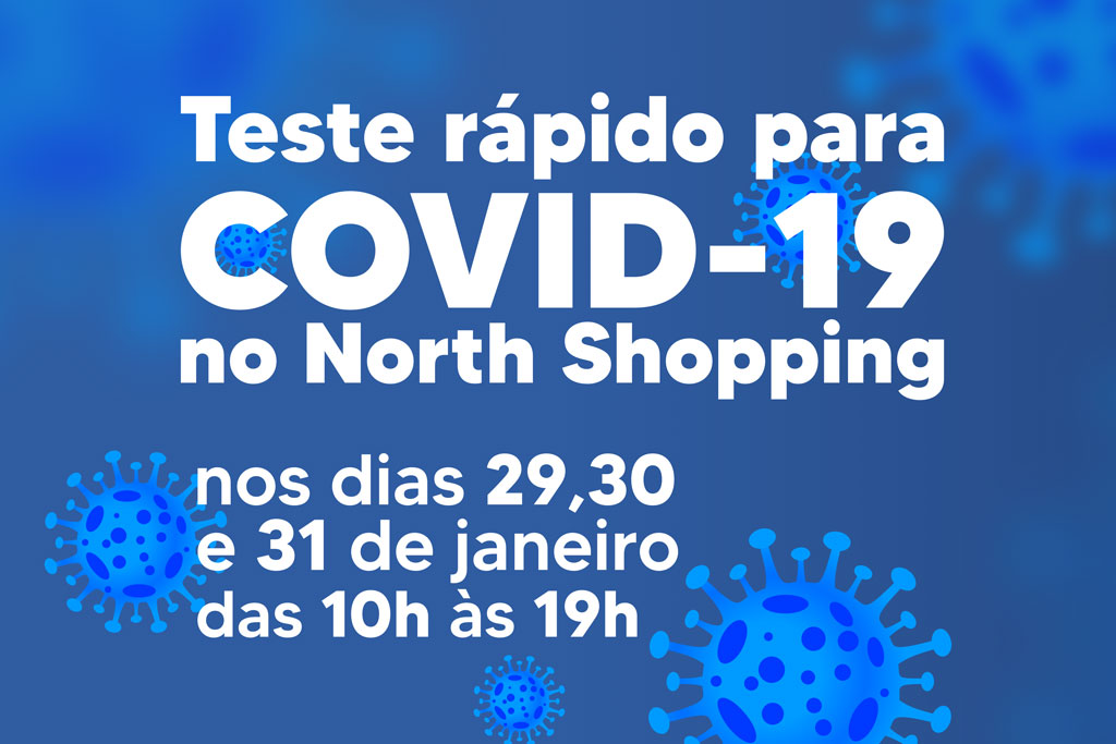 Você está visualizando atualmente Saúde disponibiliza teste rápido para COVID no North Shopping