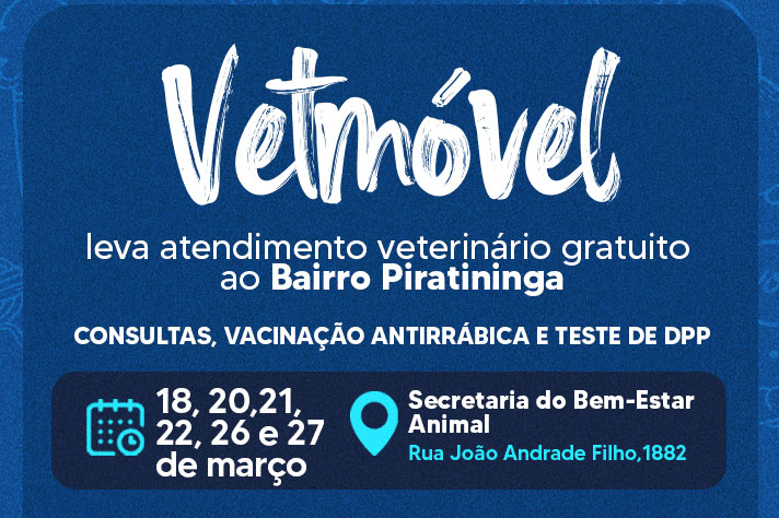 Você está visualizando atualmente Prefeitura leva atendimento veterinário gratuito ao bairro Piratininga