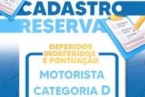 Leia mais sobre o artigo Prefeitura divulga inscrições deferidas, indeferidas e pontuação do processo seletivo de motorista categoria D