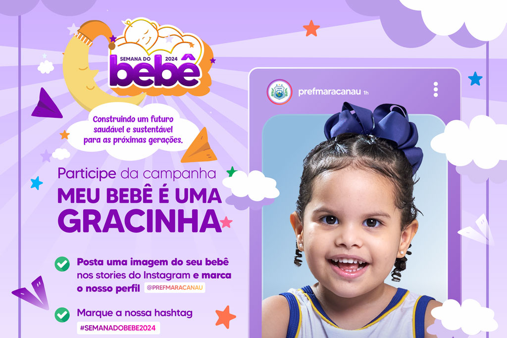 No momento, você está visualizando Semana do Bebê: Prefeitura realiza campanha “Meu Bebê é uma gracinha”