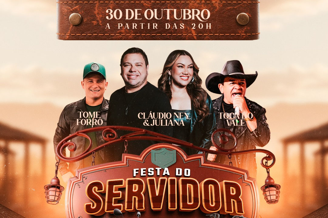 No momento, você está visualizando Prefeitura de Maracanaú realiza Festa do Servidor 2025 com shows de Cláudio Ney & Juliana, Toca do Vale e Tome Forró e sorteio de 11 motos, 20 bicicletas e muito mais