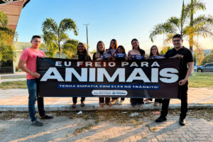 Blitz SEMBA Eu Freio para animais