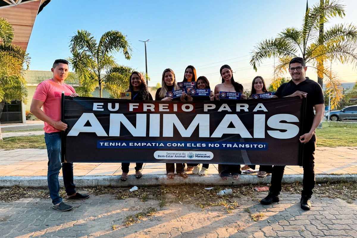 Blitz SEMBA Eu Freio para animais